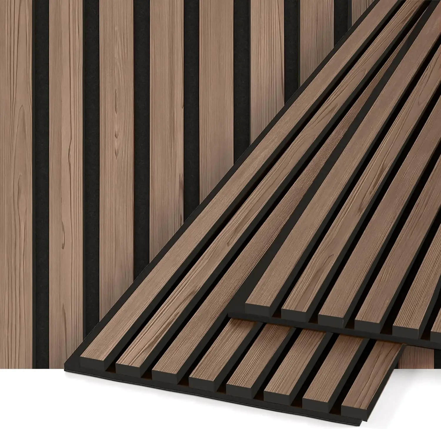 Acoustic Wood Slat Wall Panels Akupanel Acoustic Panels Natural Walnut