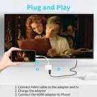 Av 2in1 Lighting To Digital AV Adapter HDTV Connector Cable Sync Screen Converter HDMI Adapter For IPhone