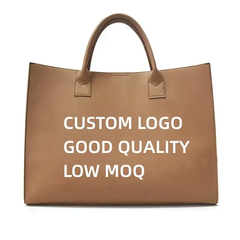 Custom Large Capacity Ladies Shoulder Purse Designer Shopping Hand Bags Pu Leather Crossbody Tote Handbags For Women