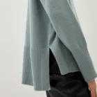 Autumn Winter Long Sleeve Turtle Neck Solid Knitted Pullover Fashion Women Sweater Tops