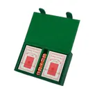 Poker Holder Leather Poker Set Poker Card Box Playing Card Holder