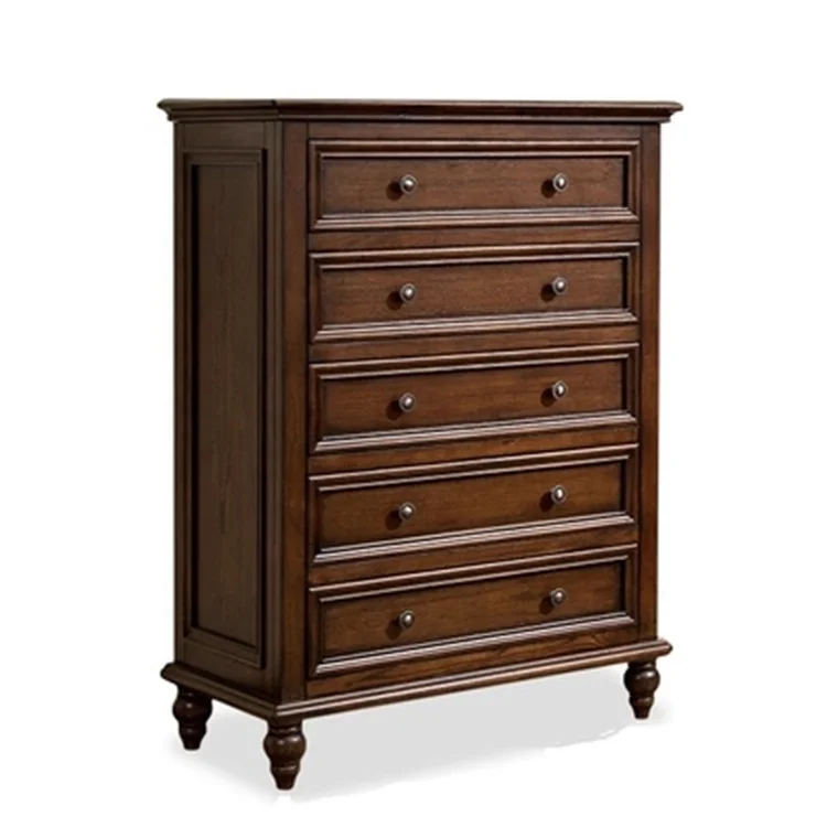 American country solid wood storage storage chest of drawers living room furniture porch bedroom chest of drawers