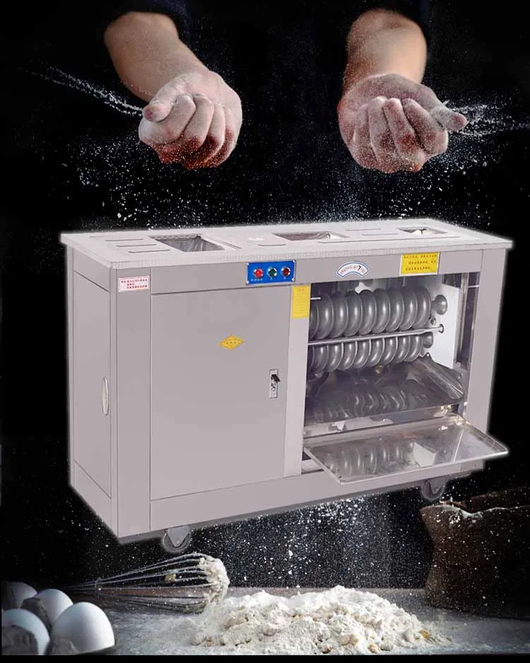 Automatic Small Dough Ball Cutter Pizza Bread Burguer Bread Dough Divider Rounder Machine factory