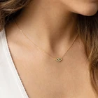 Necklace Jewelry Fashion Turquoise Evil Eye Necklace 925 Sterling Silver Jewelry