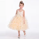 Kids Kids Party Dresses Custom High Quality Children Girl 7th Birthday Party Dress Pink Dress For Gilr Kids