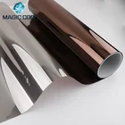 Window Film Tint Film Factory Direct Sale Brown-silver Building Glass Window Tint Film Barrier Solar Reflective Film