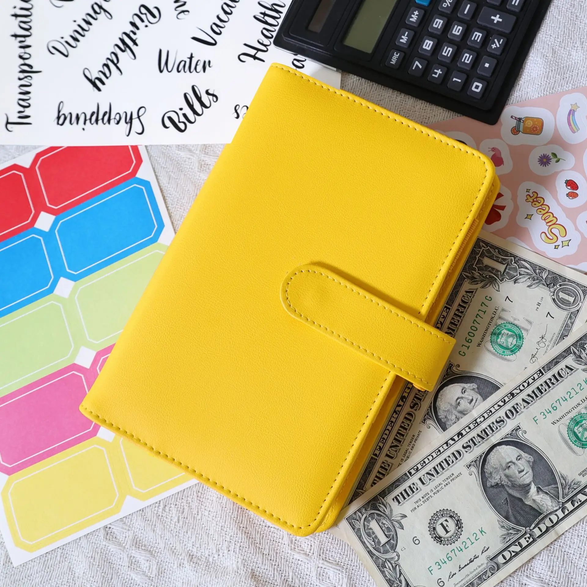 A6 Binder Budget Planner Notebook Covers Folder A6 Size 6 Hole Binder