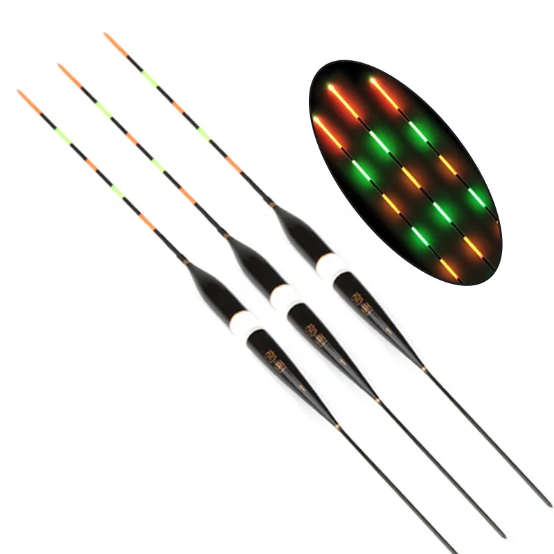 3pcs/set LED Fishing Float Electric Float Light Fishing Tackle Luminous Quality 