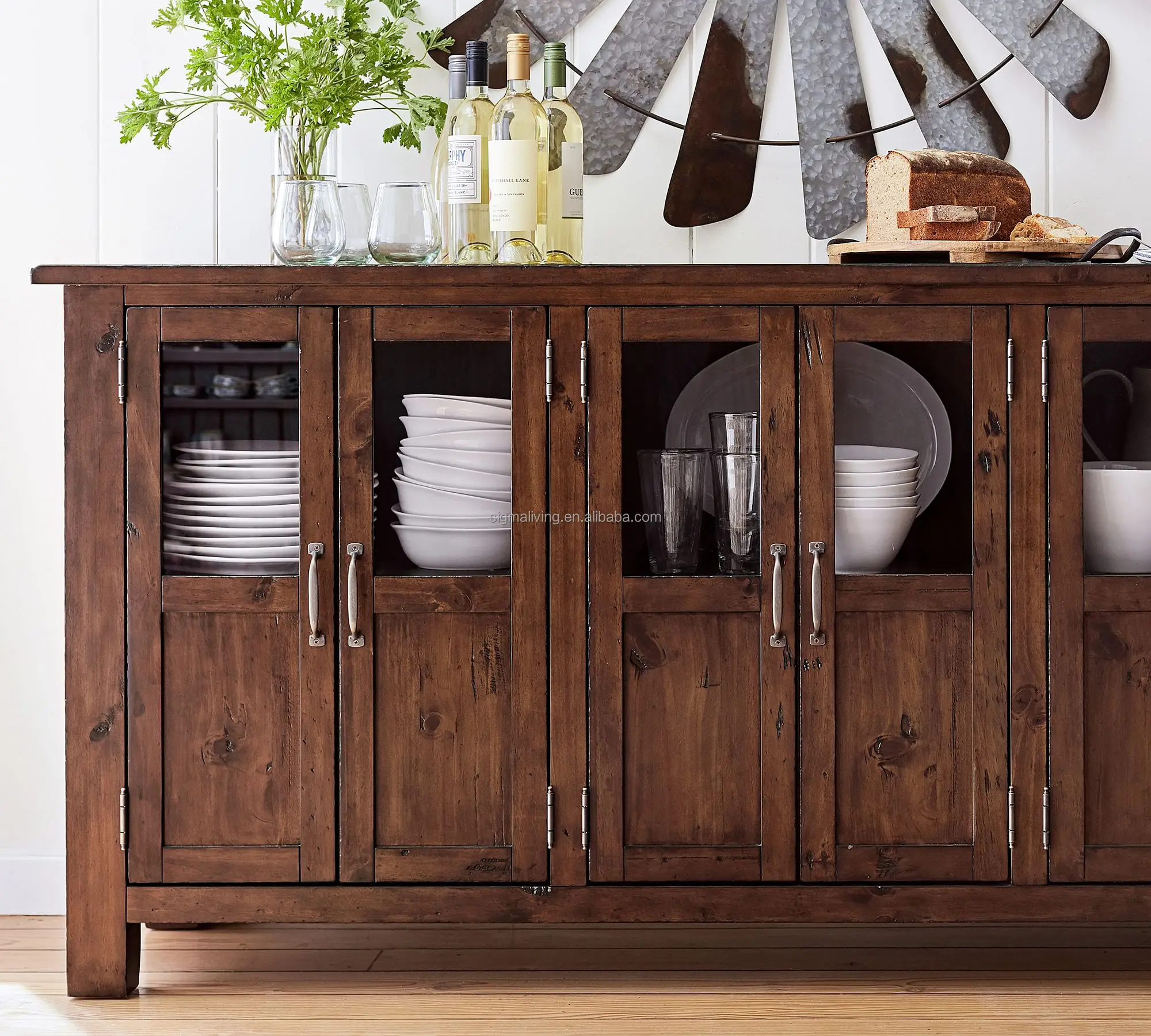 buffet cabinet wood modern luxury indoor furniture 75