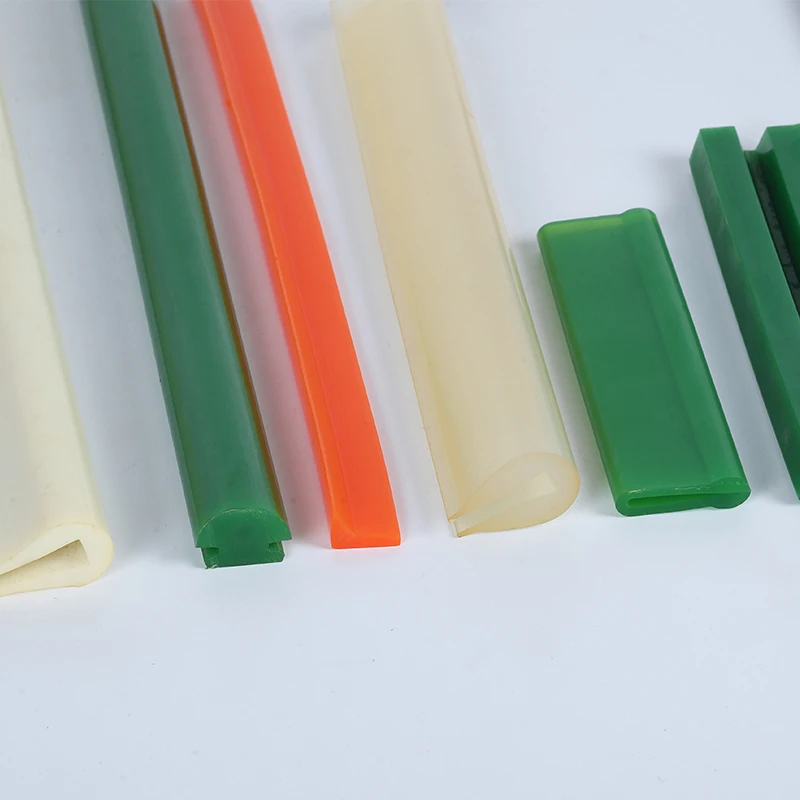 Custom Precision-Cut Polyurethane Profiles PU Extrusions for Machinery and Conveyors High Quality Rubber Products factory