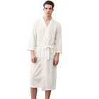 Sleepwear Deluxe Fluffy Plush Soft Warm Fleece Bath Robe Hotel/Spa Robes Long Bathrobe For Mens And Women Sleepwear