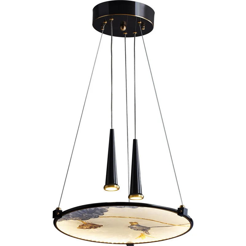 Indoor Modern Acrylic Ring LED Stainless Steel Chandelier Luminous Hotel Living Room Project Lamp