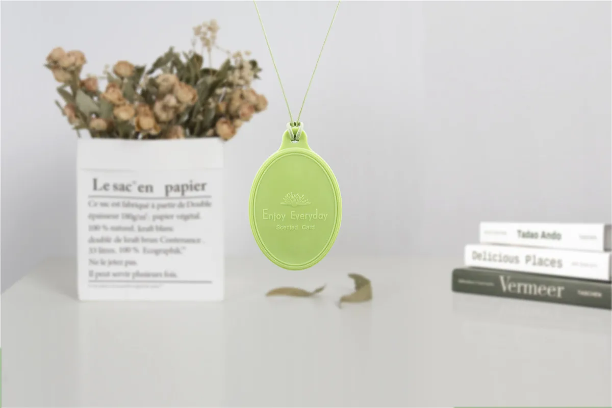 product car air mirror hanging perfume rubber plastic scented cards perfume cheap custom car air freshener aroma plastic card-9