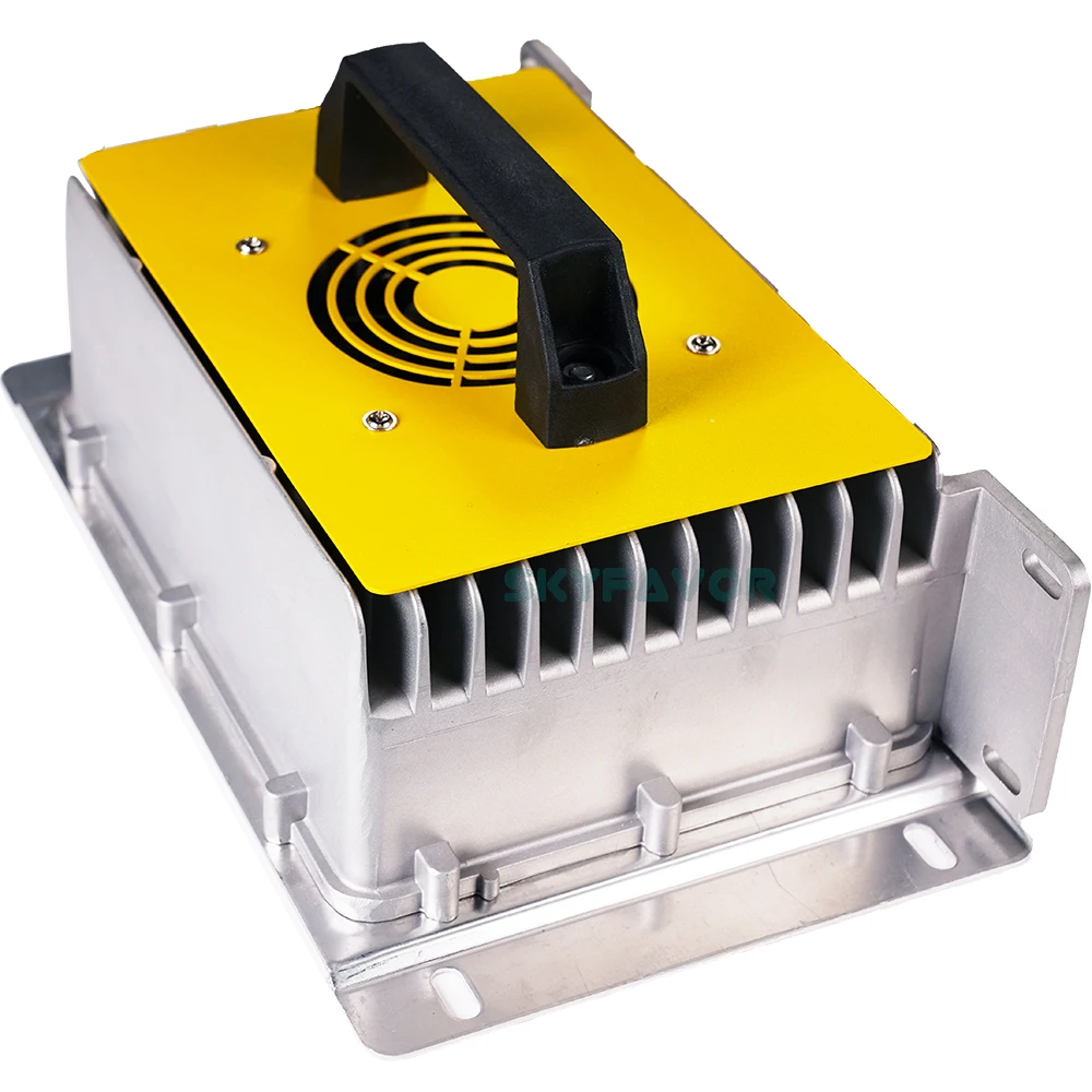 Custom 84V lifepo4 battery charger 84V 25A high power smart automatic waterproof on board 84 volt 28S lifepo4 batteries charger