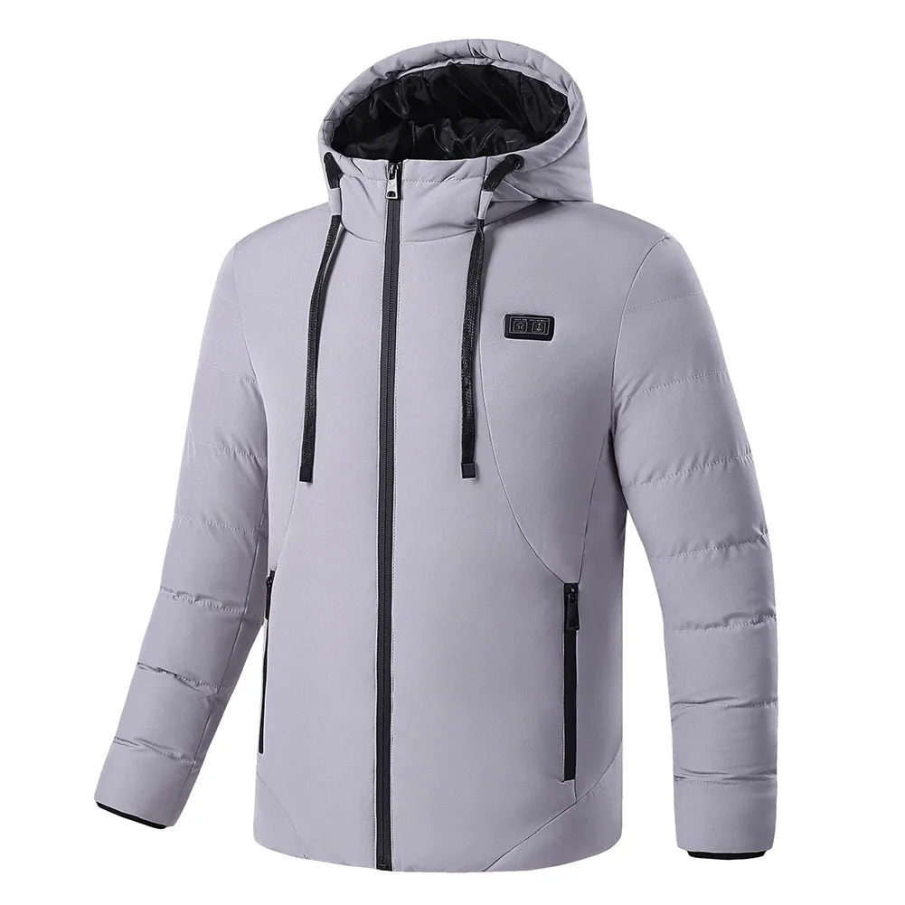 Unisex Heated Jacket 11 Heating Zones Outdoor Hunting Hiking Jackets Lightweight Thermal Winter Jacket
