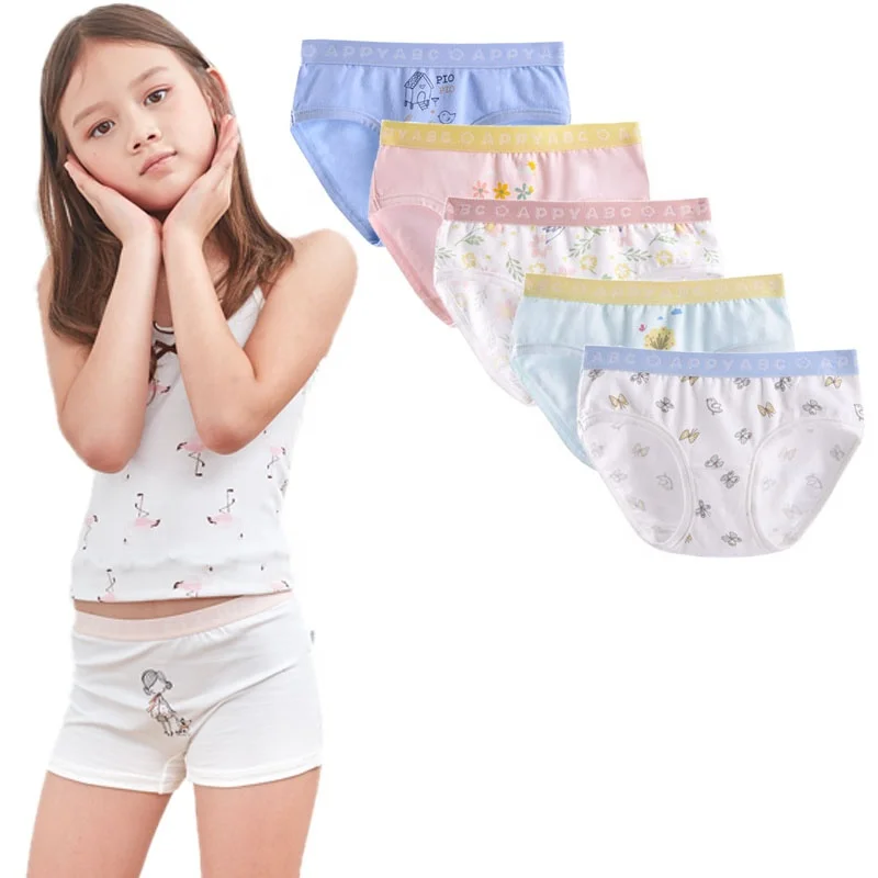 Girls 7 Pack of Briefs Kids Childrens Underwear Clothing 