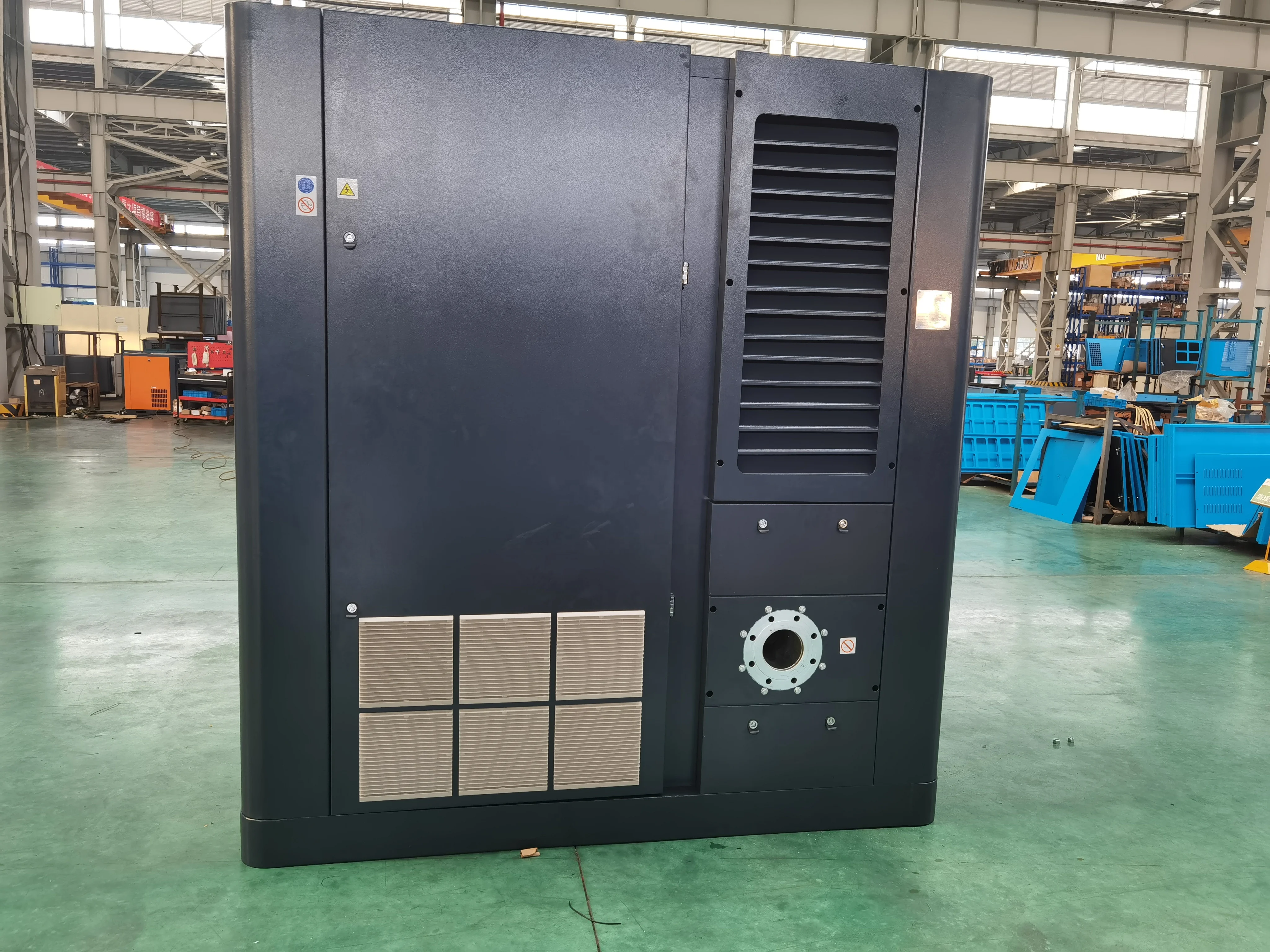 Chinese supplier hongwuhuan HWH45-10 6.4m3/min 8bar 45KW screw air compressor for general industry