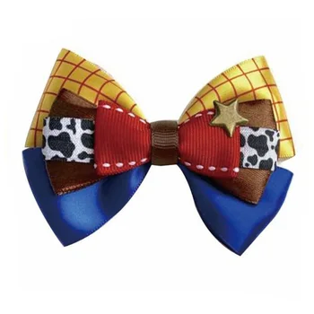 4.5-5.5'' Inspired Character hair bows cartoon bound girls baby hair accessories