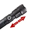 Rechargeable Led Light Super Bright Rechargeable 3000 Lumen XHP50 LED Zoomable Tactical Flashlight With 5 Modes Light