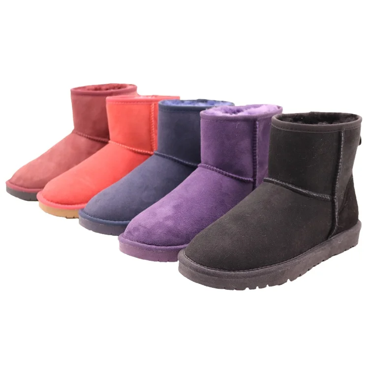 Amazon.com: WaySoft - Botas de invierno para mujer, piel de oveja auténtica  de Australia, botas para mujer resistentes al agua de lana de oveja joven :  Ropa, Zapatos y Joyería