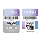 Code 2021 New Design Hot Selling Custom QR Code Vinyl Hologram Sticker Printing