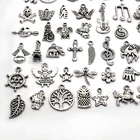 Wholesale Silver Pendants Wholesale Lot Tibetan Silver Mix Pendants Charms For Bracelet Necklace