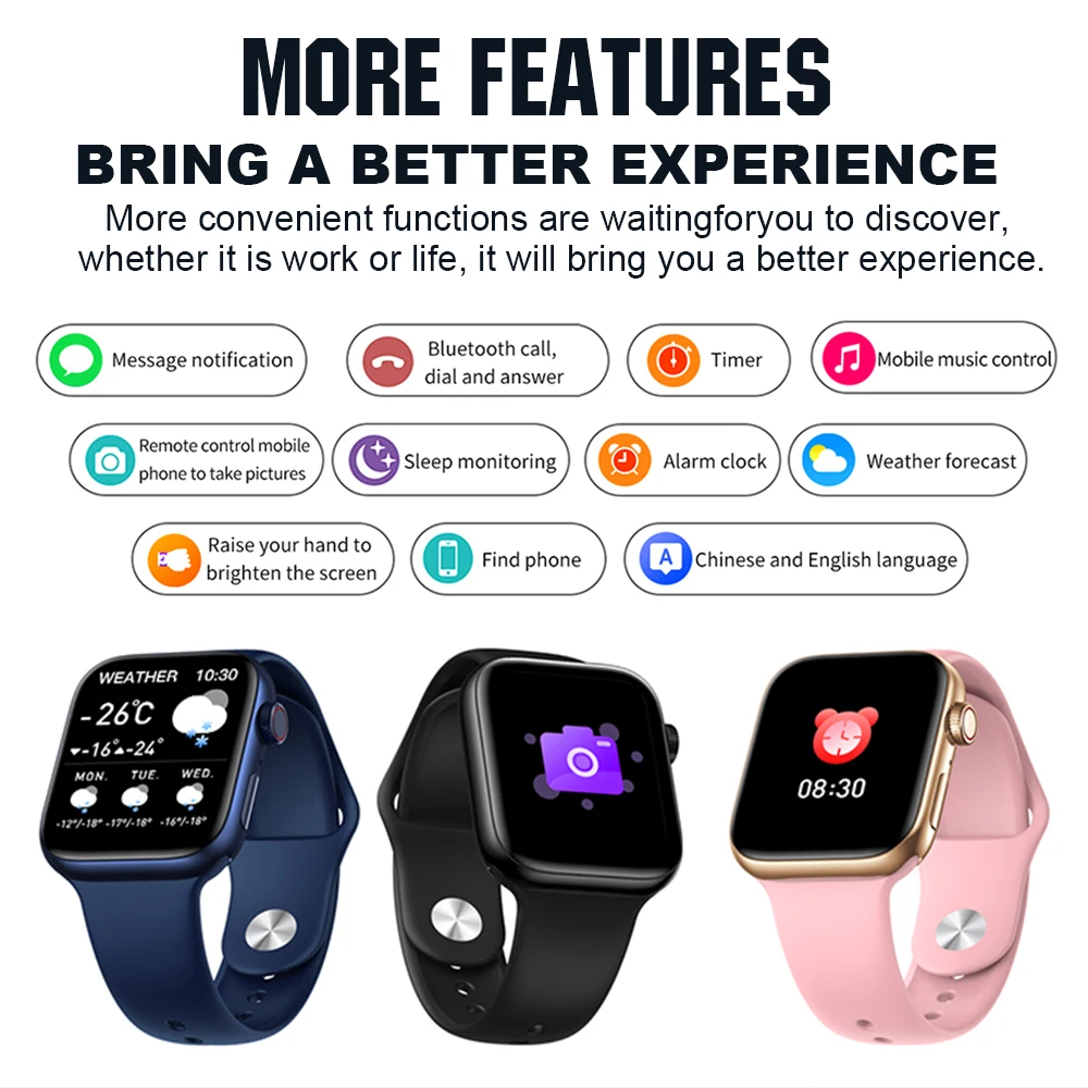Smartwatch Z51 Series 7 Bluetooth Calls 1.92inch Voice Assistant