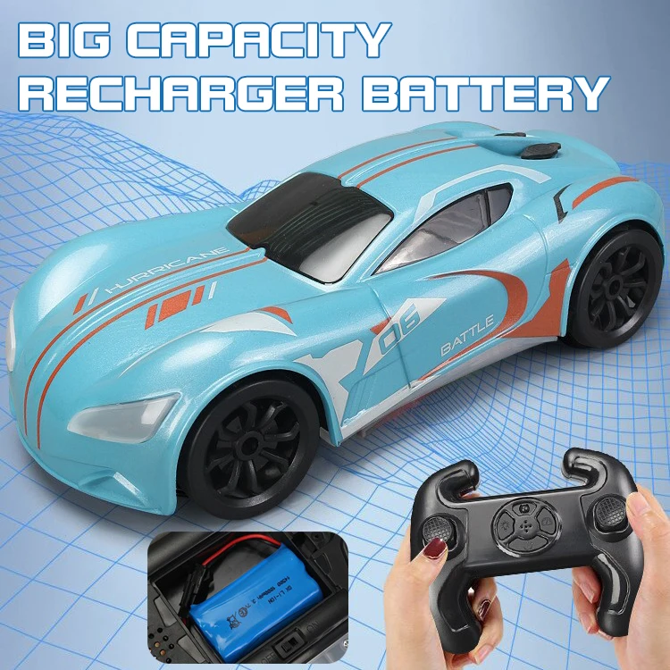 Remote Control Convertible Car Toy Electric Rc Spraying Sport Car Watch Control Sensing Race Car With Led Light