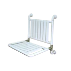 590mm Width Shower Seats For Elderly Wall Chair Folding Shower Seat With Back Padding