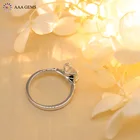 Diamond Engagement Rings AAA Gems Moissanite Diamond Wedding Engagement Rings S925 Sterling Silver Rings