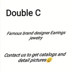 Hoop Designer Hoops Earrings 2021 Popular New Trendy Famous Brand Designer Western Fashion Jewelry Earrings Hoop