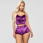 2021 Spring Summer Latest Ladies Pajamas Lounge Wear Women Lingerie Set Women's Velvet Sleepwear