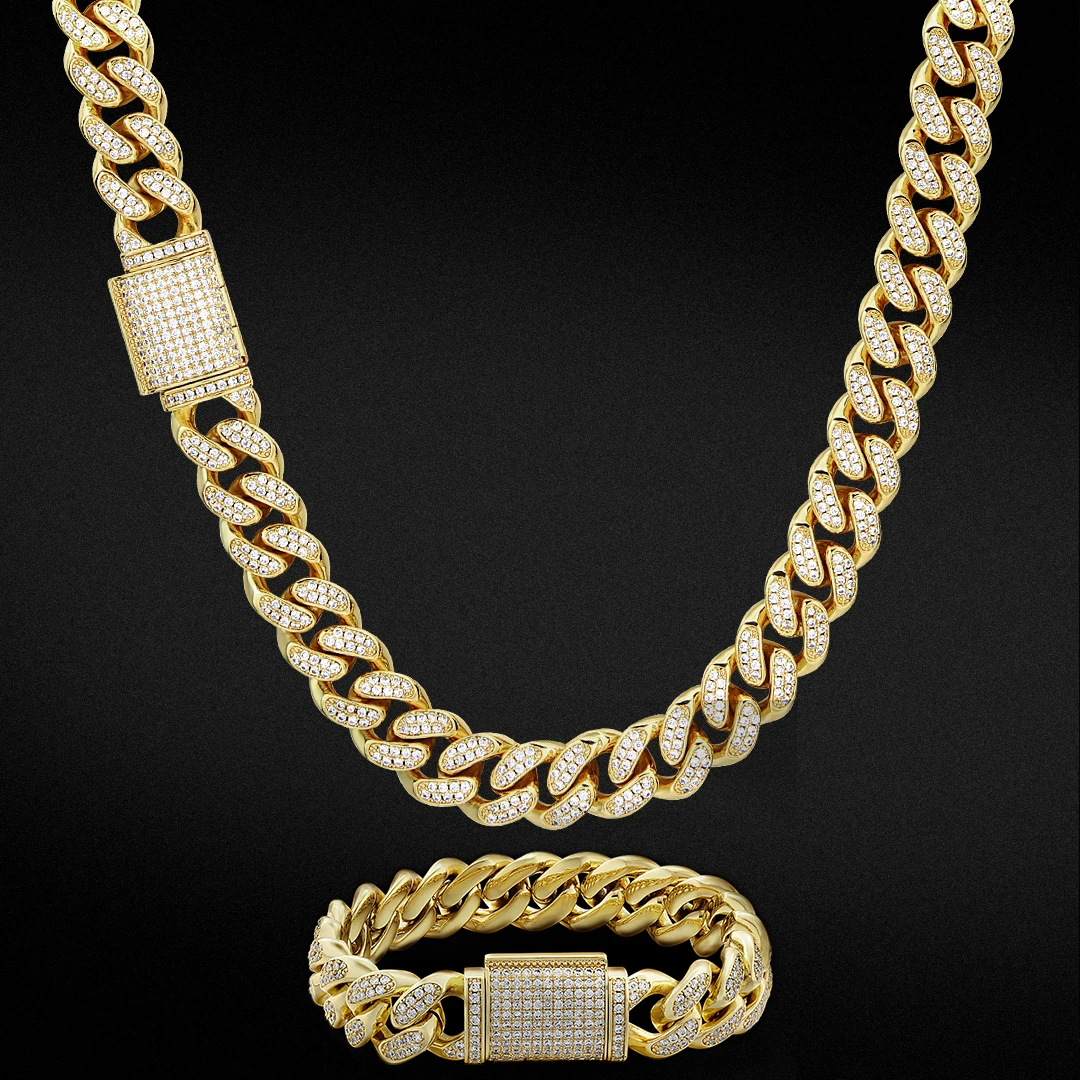 Off Krkc 12mm Silver/14k Gold Plated 