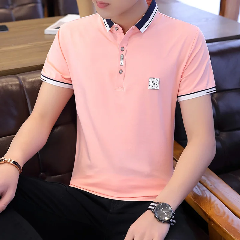 Anti-wrinkle Golf Short Sleeve Men Polo 