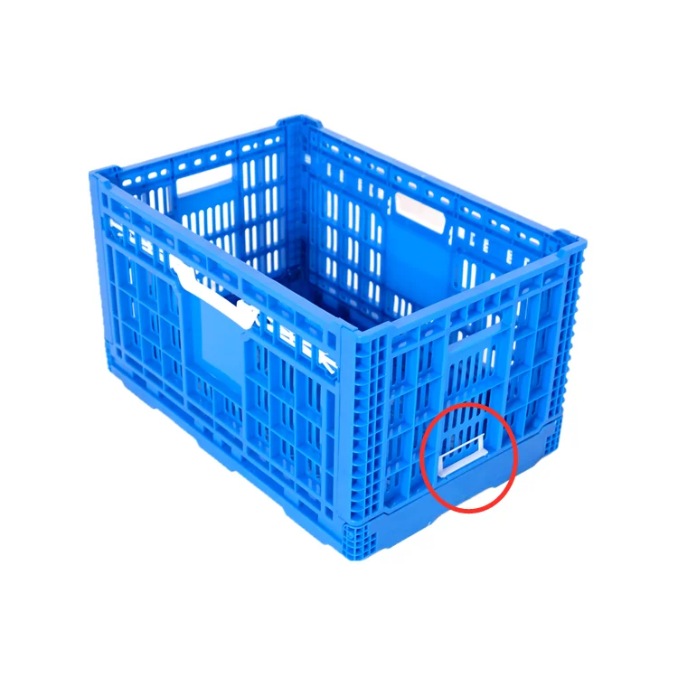 Manufacturer Wholesale Large Capacity Collapsible Crates Plastic for Fruits and Vegetables manufacture