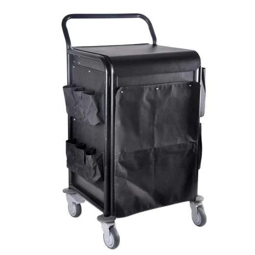New Hotel Guestroom Aluminium Compact Size Service Trolley Mini Black Maid - Buy Service Trolley,Mini Housekeeping Maid Cart,Housekeeping Maid Cart Product on Alibaba.com