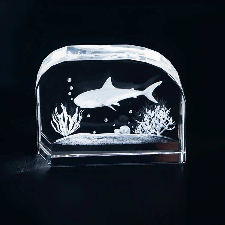 product wholesale factory custom tourist glass paperweight animals 3d laser crystal souvenir gifts-36