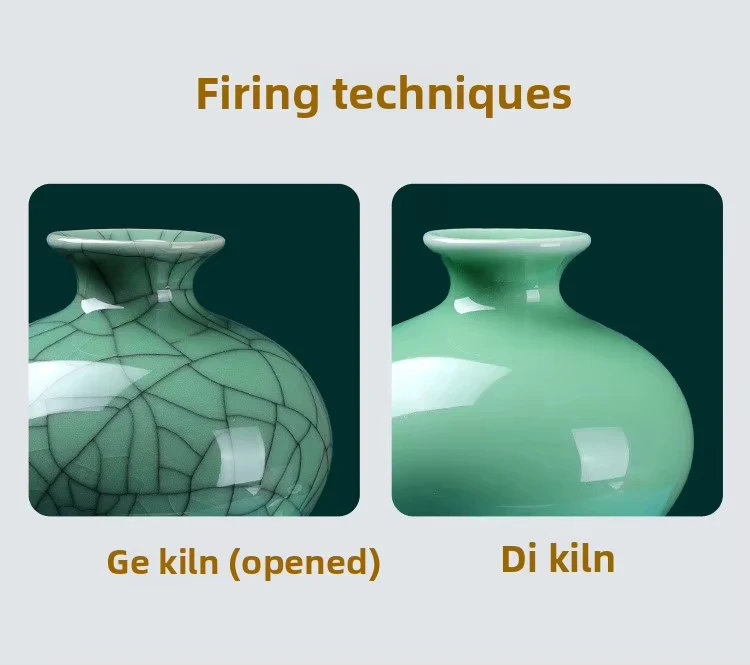 product celadon little beauty drunk elegant hydroponic ceramic flower vessel handicraft ornament for home decoration479-9