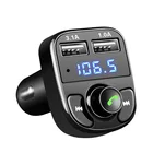 Usb FM Transmitter Audio MP3 Player 3.1A Quick Charge Dual USB Car Charger Blue Tooth Kit Car