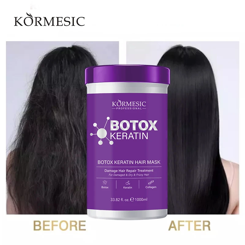 Oem Private Label Kormesic Botox Keratin Hair Mask Hai Moisturizing And