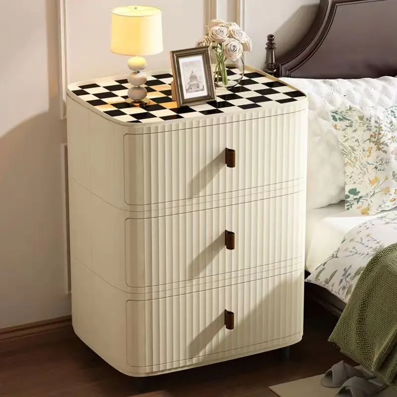 Factory direct sales installation-free storage cabinet with drawer household all-in-one bedroom bedside table simple living room