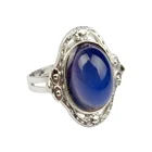 Turquoise Vintage Style Gemstone Vintage Fashion Retro Creative Turquoise Men's And Women's Vintage Ring