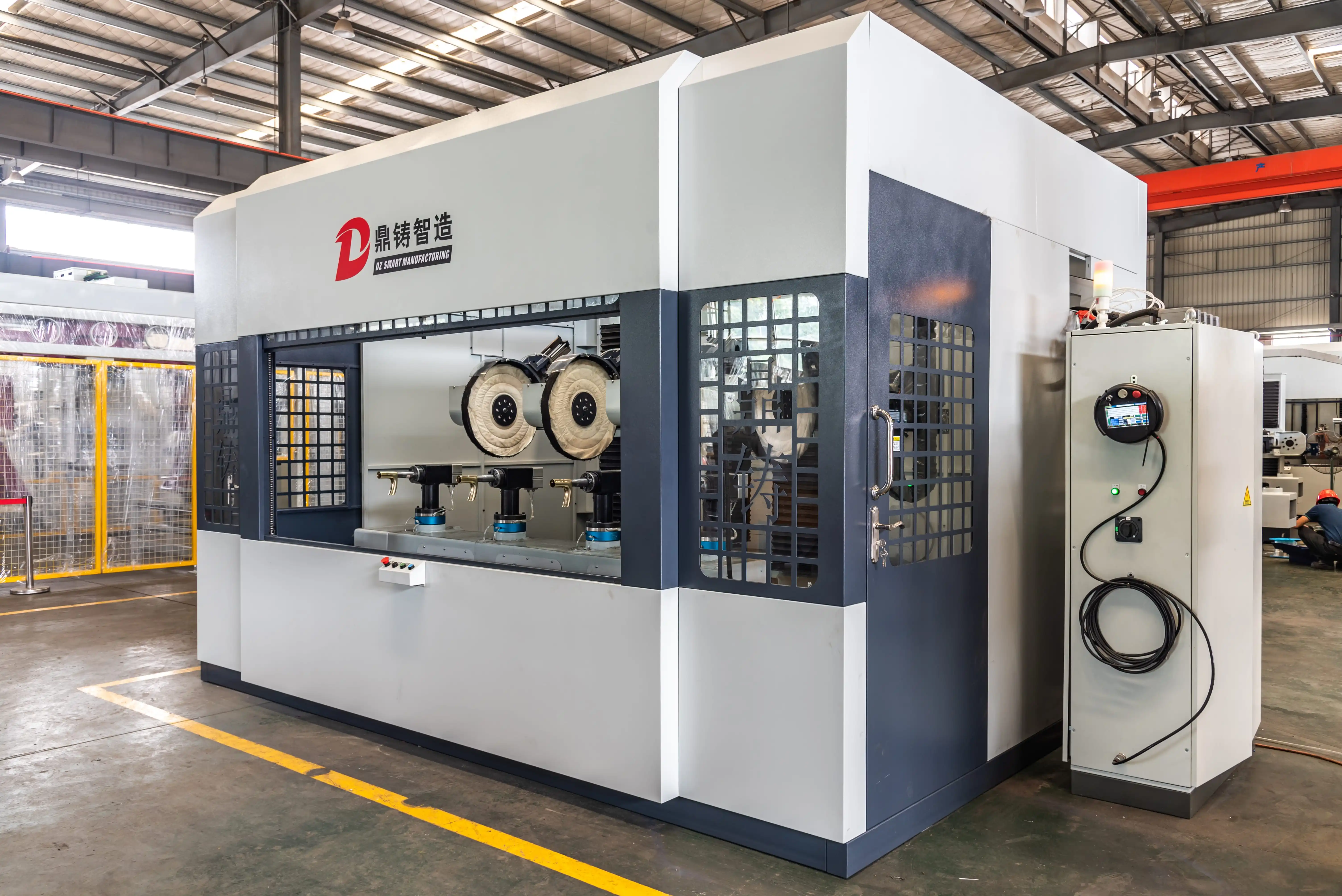 Robotic Bent Tube Polishing Machine CNC Programmable High Efficiency 0