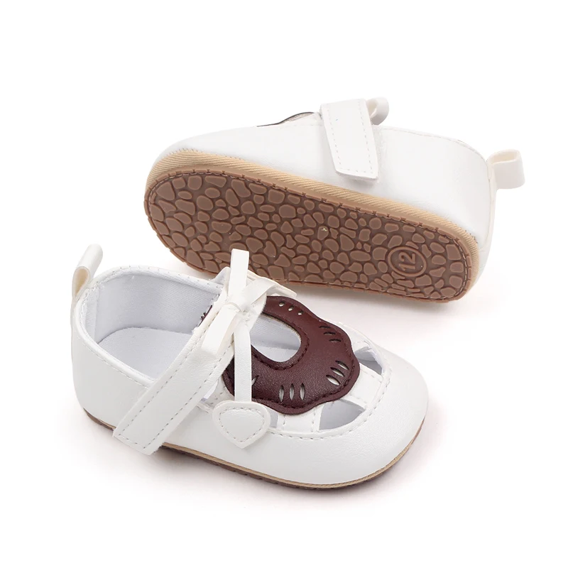 Hollowed-out Bow love Toe Toddler Shoes Summer Baby Shoes Casual Sandals for Girls factory