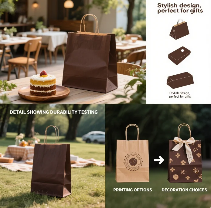 product biodegradable and resealable coffee bag with kraft paper vertical zipper flat bottom coffee bean food packaging bag-4