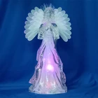 Wings Angels Christmas Decoration Fiber Wings Hands Together Acrylic Angel