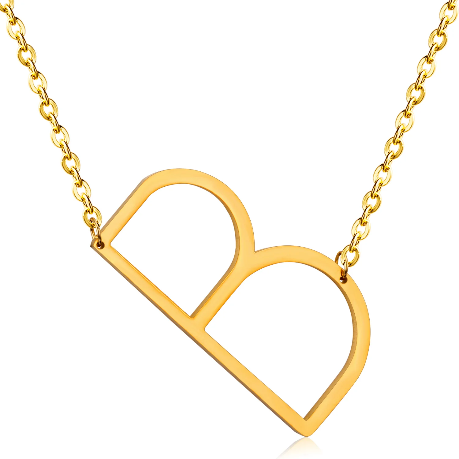 Beautiful Ladies Necklace Letter B 