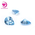 Gemstone Pear Pear Online Shop Hot Sale 108# Spinel Gemstone Pear Cut Blue Spinel Stone