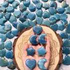 Moon Star Hot Sale High Quality Blue Onyx Moon Star Hand Carved Healing Stone Crystal