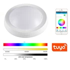 Decor Smart Geagood Modern Home Decor Tuya App WIFI Dimmable Ceiling Lamp Round Surface Mounted Smart Ceiling Light